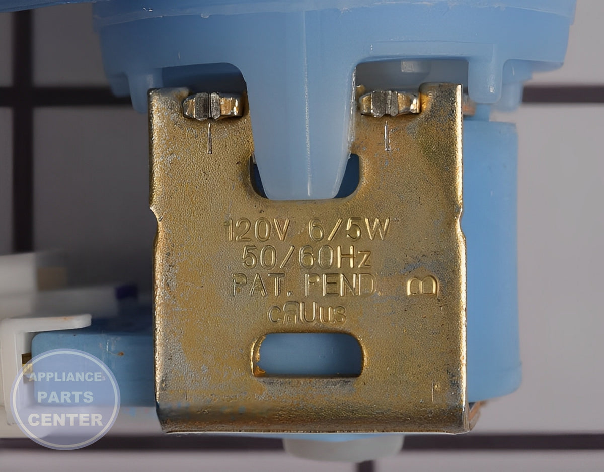 Water Inlet Valve W11175771 - Side view with precise measurements