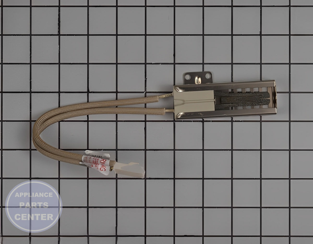 WHIRLPOOL RANGE OVEN BURNER IGNITER W11176454 - Side view with 3.5 lbs pressure support