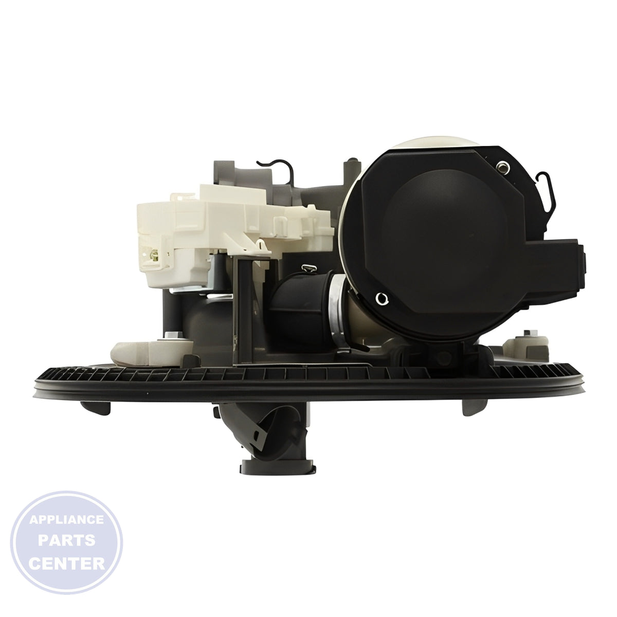 WHIRLPOOL DISHWASHER PUMP AND MOTOR W11178672 - Detailed view of heavy-duty pumping capacity