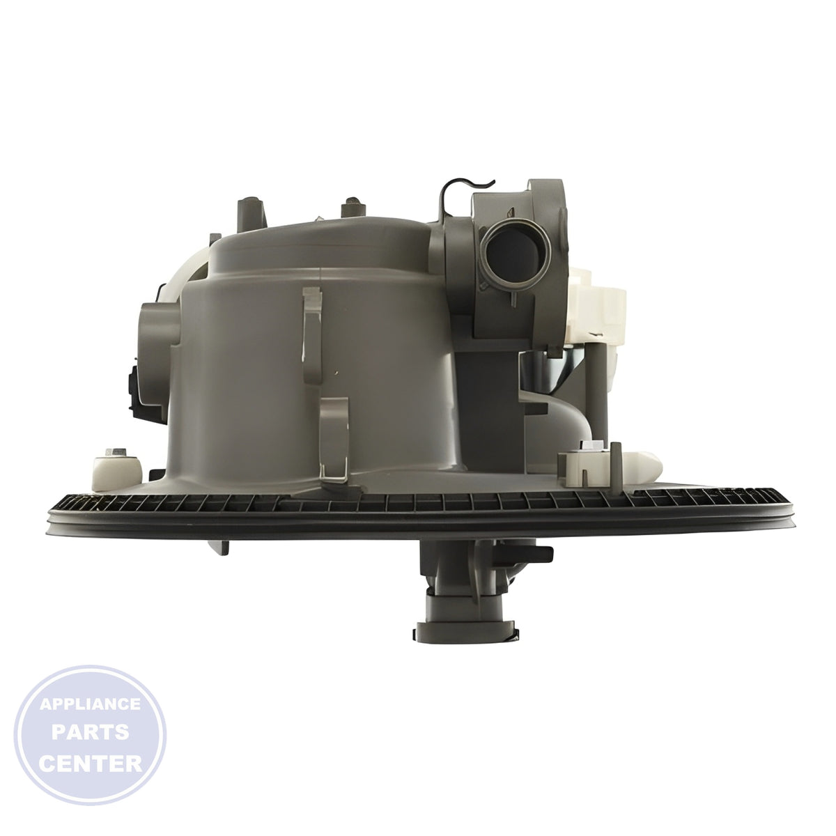 WHIRLPOOL DISHWASHER PUMP AND MOTOR W11178672 - Installation in specific model showcasing key mounting points