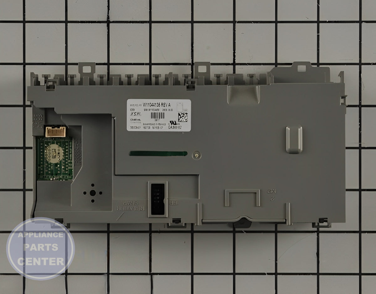 Whirlpool Control Board W11178673 - Main view showing precise functions for Whirlpool and Kenmore Dishwashers