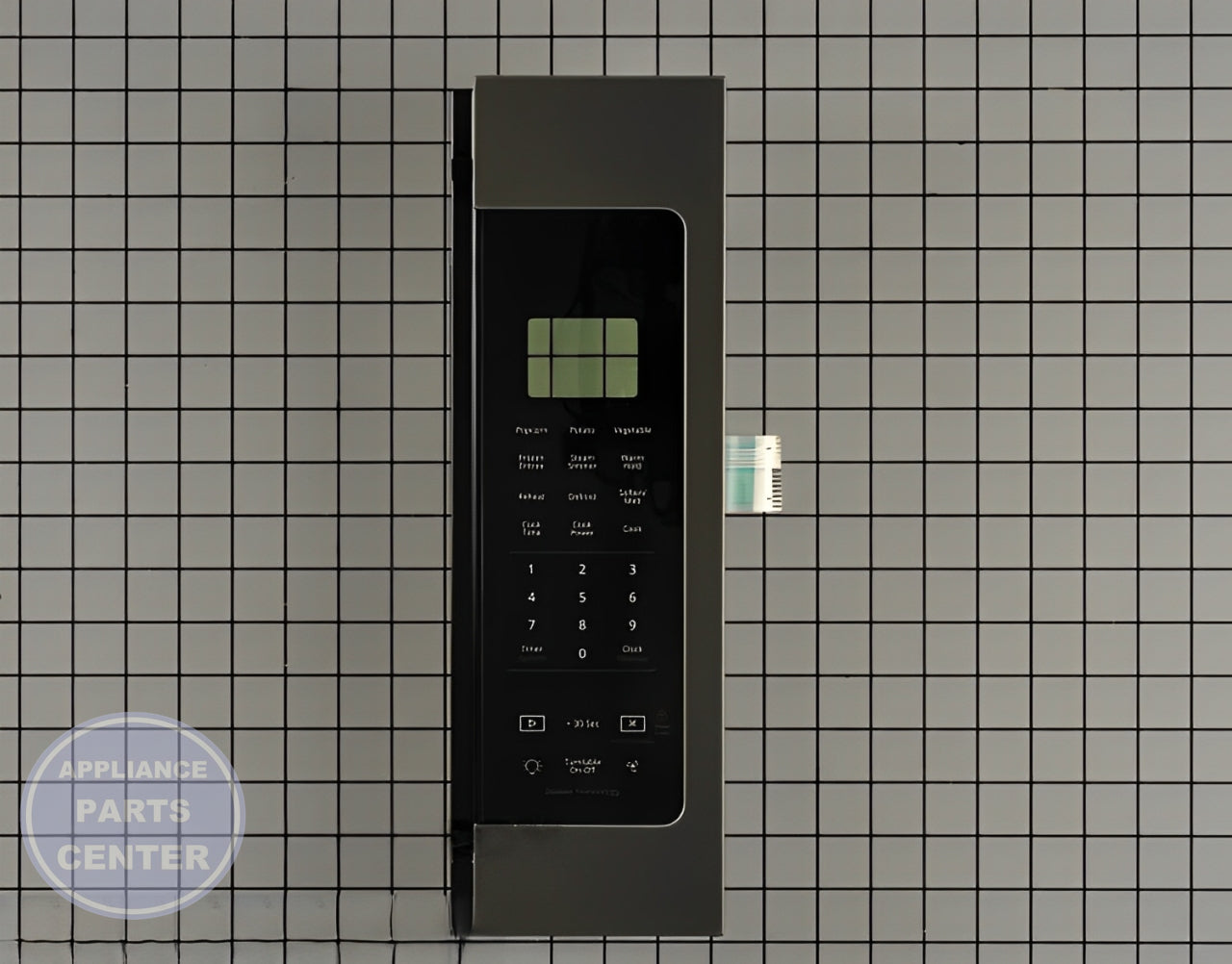 WHIRLPOOL MICROWAVE CONTROL PANEL W11184551 - Main view showing touchpad for specific models