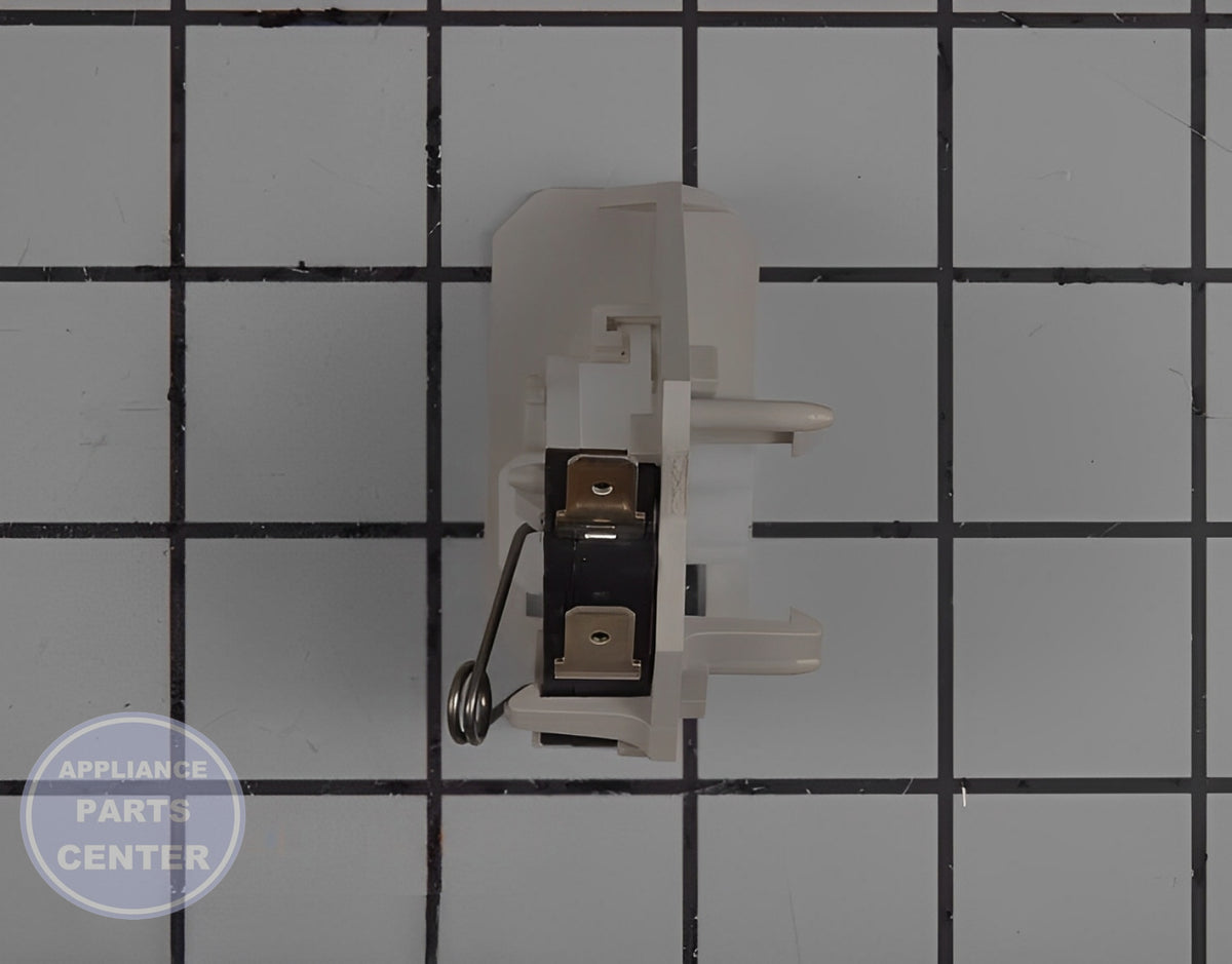 WHIRLPOOL INTERLOCK SWITCH W11192679 - Side view with precise measurements