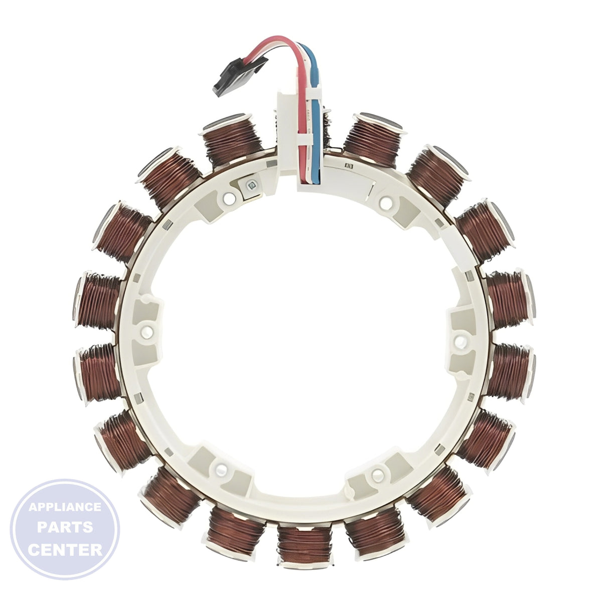 [Brand] WHIRLPOOL STATOR W11195971 - Installation in [specific model] showing key mounting points