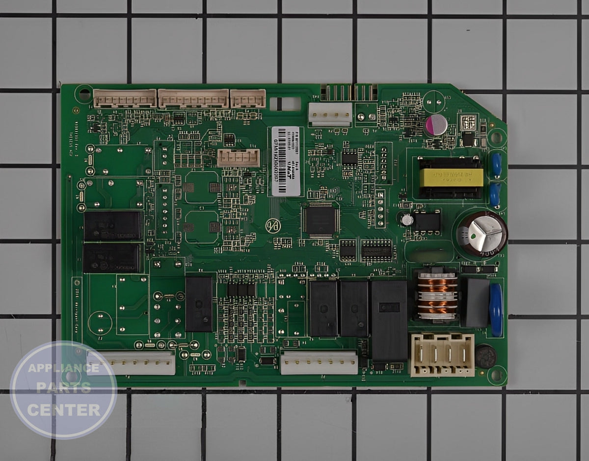 WHIRLPOOL REFRIGERATOR ELECTRONIC CONTROL BOARD W11196400 - Detailed view of circuit board details