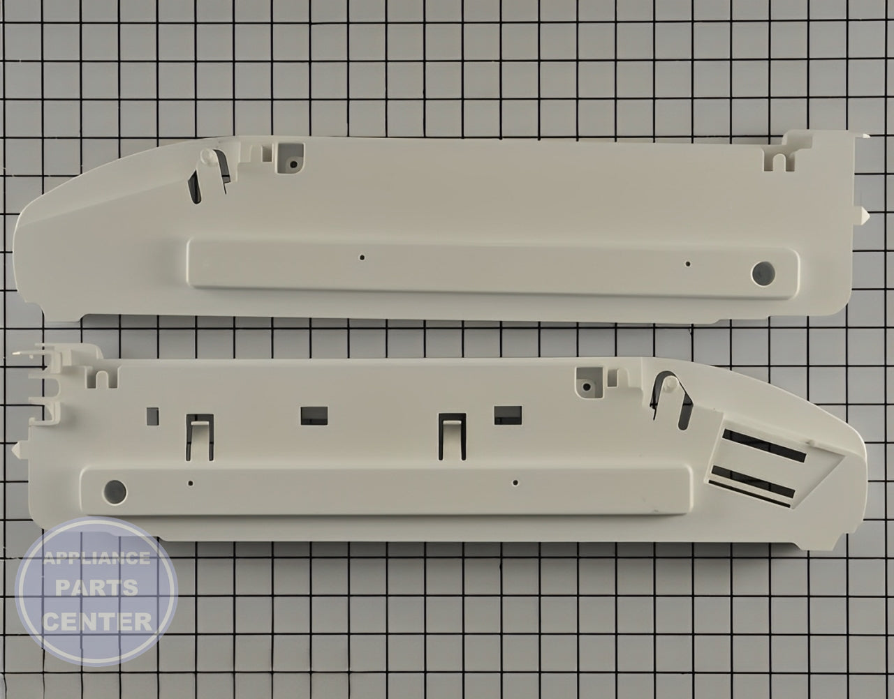 WHIRLPOOL REFRIGERATOR DRAWER SLIDE RAIL ENDCAP KIT W11197396 - Main view showing smooth drawer operation for various models