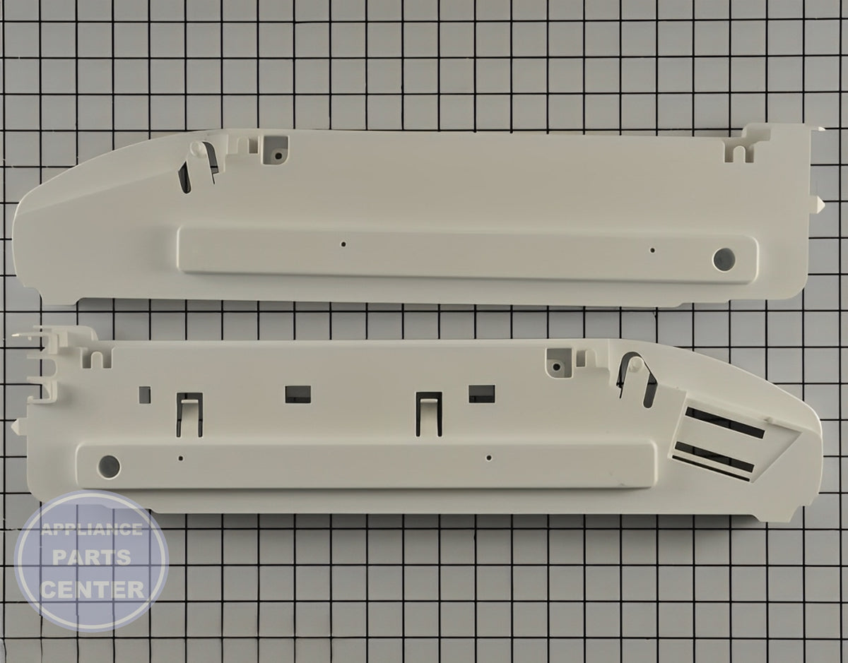 WHIRLPOOL REFRIGERATOR DRAWER SLIDE RAIL ENDCAP KIT W11197396 - Main view showing smooth drawer operation for various models