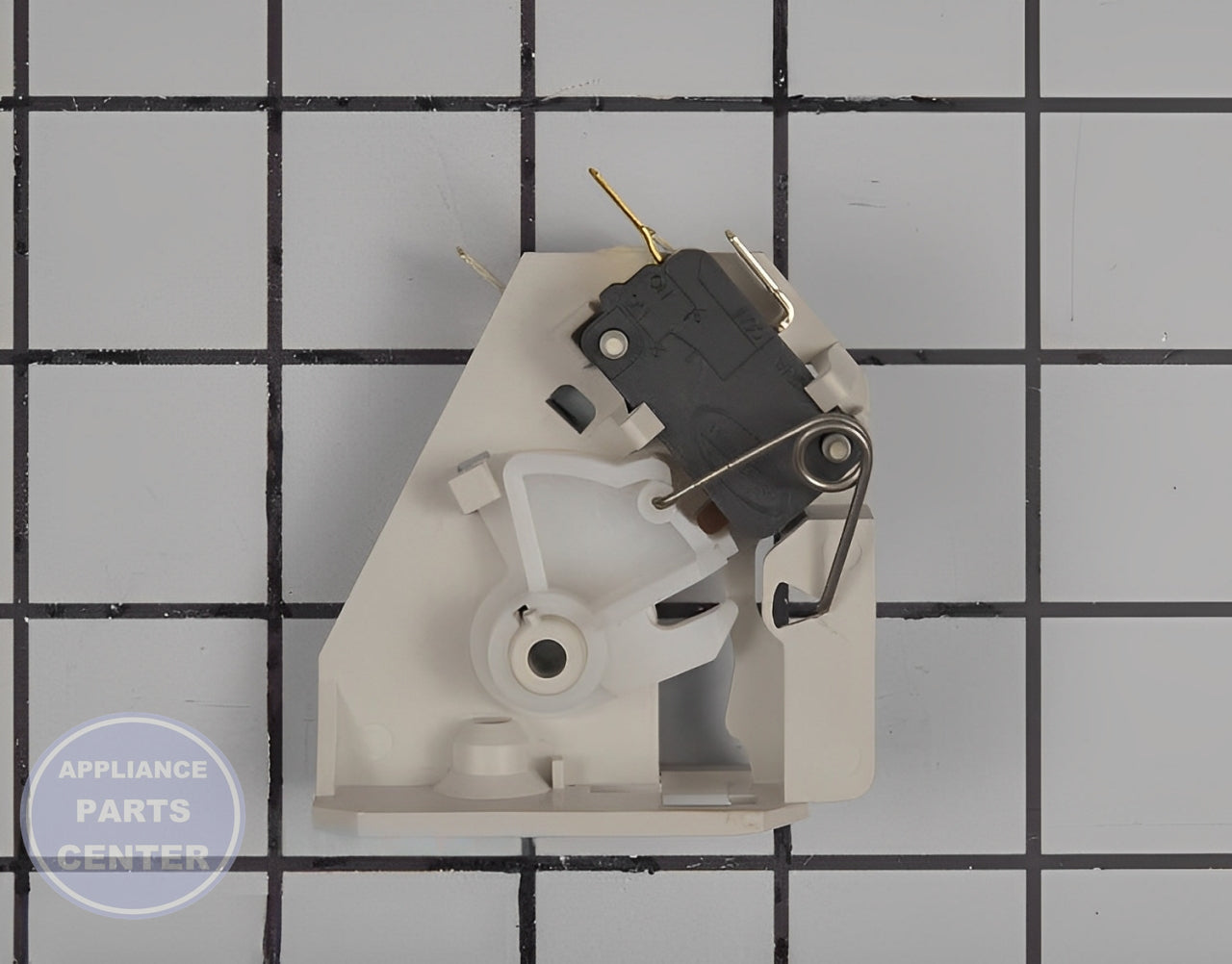 WHIRLPOOL DOOR SWITCH W11197766 - Main view showing durable construction for WPL Microwave models