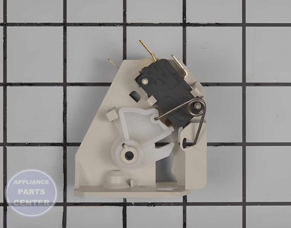 WHIRLPOOL DOOR SWITCH W11197766 - Main view showing durable construction for WPL Microwave models