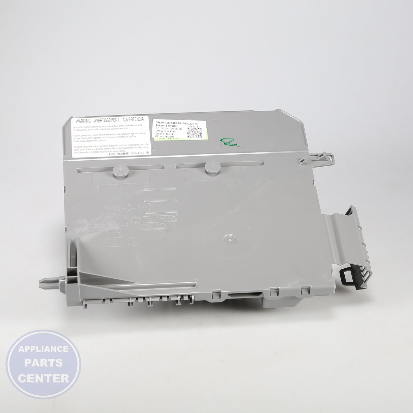 WPL CNTRL-ELEC W11201285 - Installation in WPL model, showcasing key mounting points