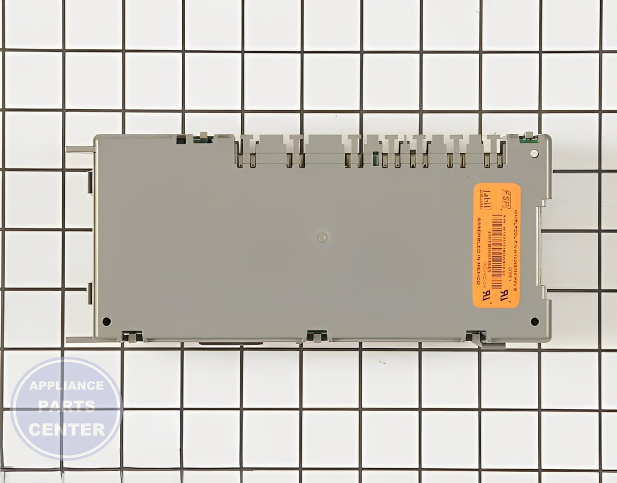 Whirlpool Dishwasher Electronic Control Board W11202746 - Side view with precise measurements