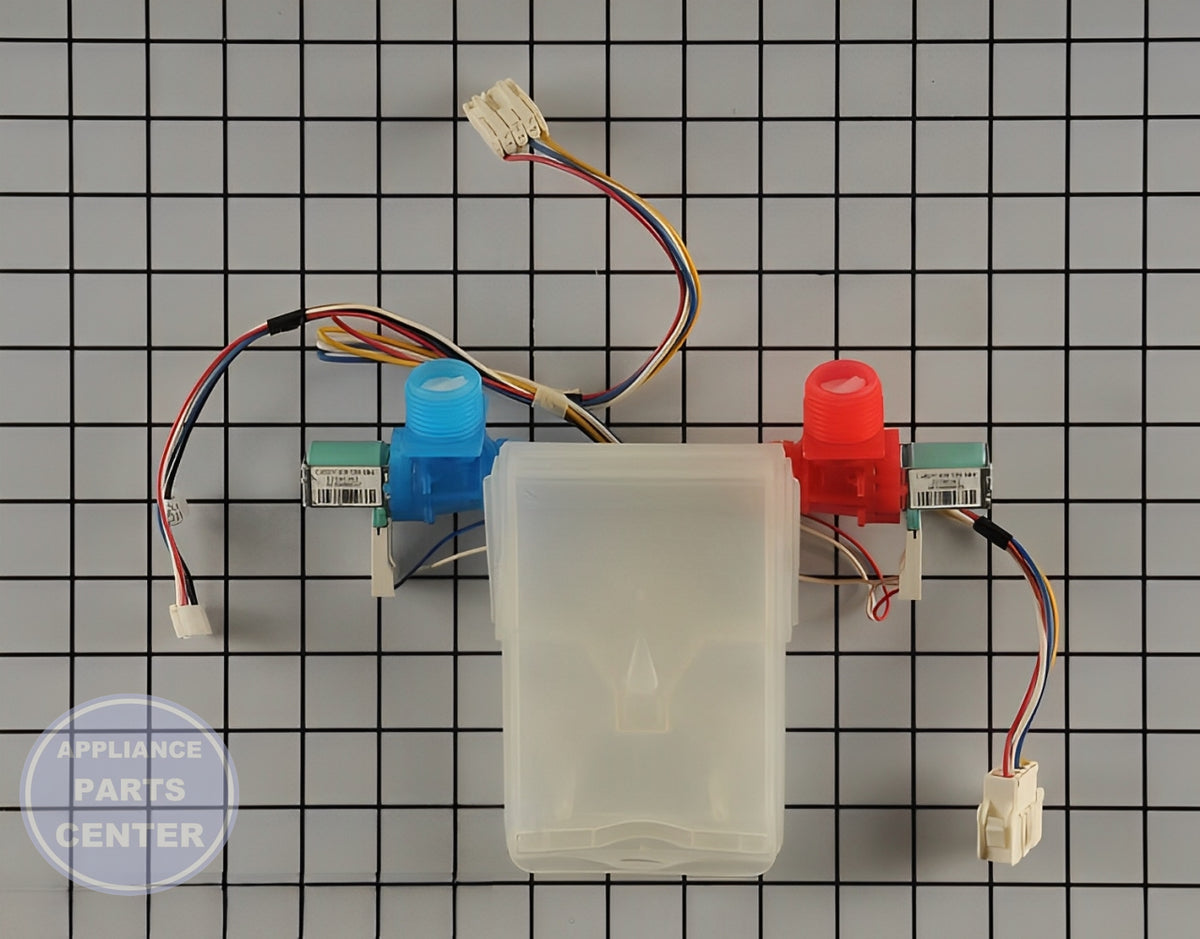 WHIRLPOOL VALVE W11205048 - Main view showing precise water control for WPL Washing Machine models