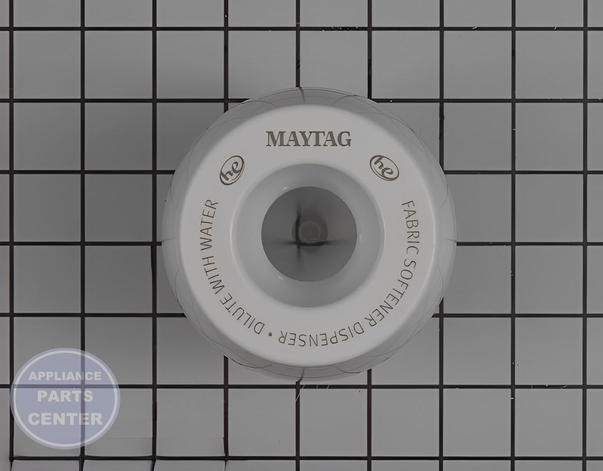 WHIRLPOOL FABRIC SOFTENER DISPENSER W11205050 - Main view showing precise dispensing for WPL Washing Machines