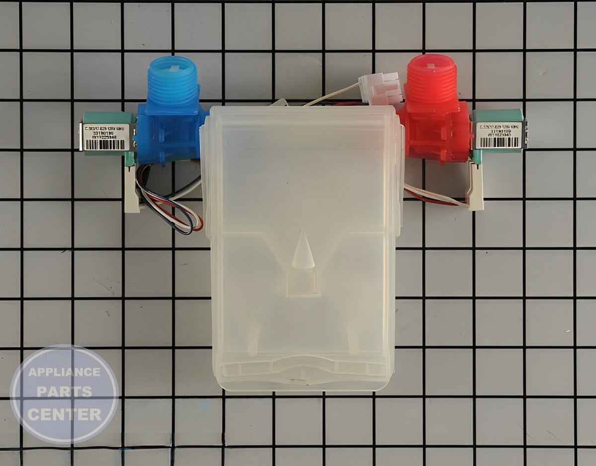 WHIRLPOOL WASHER WATER INLET VALVE W11210463 - Main view showing water control for WPL Washing Machines