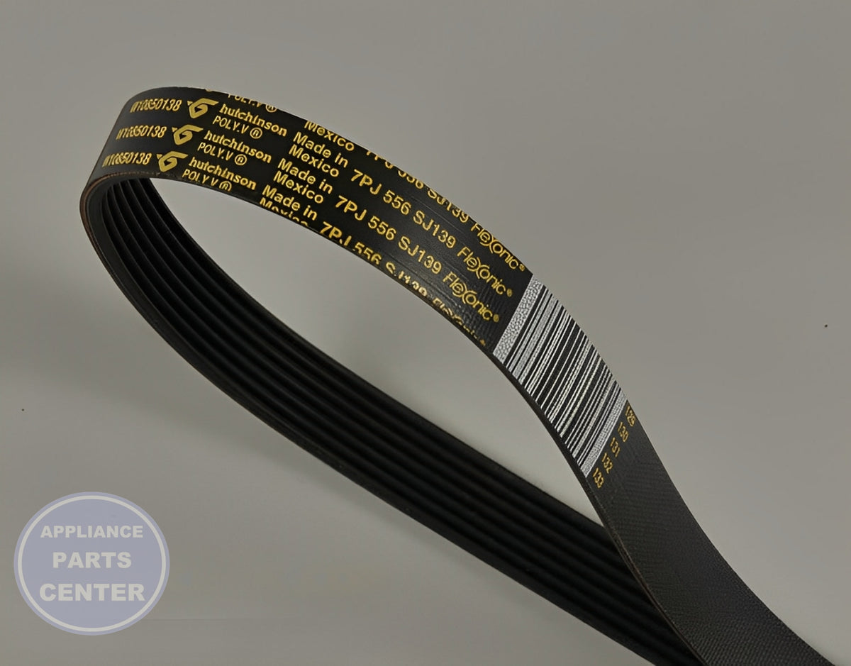 WHIRLPOOL DRIVE BELT W11213879 - Detailed view of durable construction