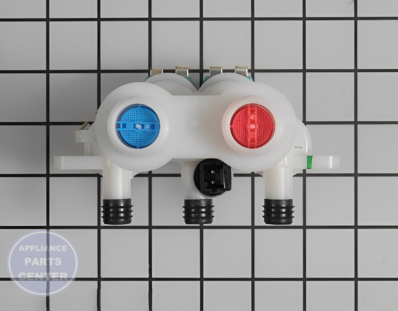 WHIRLPOOL WASHER WATER INLET VALVE W11220230 - Main view showing valve & float for WPL Dryer and Washing Machine models