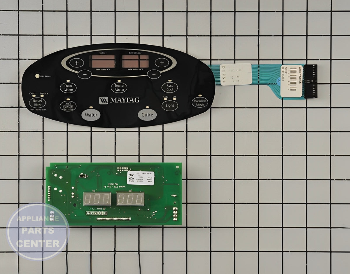 Whirlpool WHIRLPOOL REFRIGERATOR ELECTRONIC CONTROL BOARD W11221359 - Main view showing touchpad interface for various models