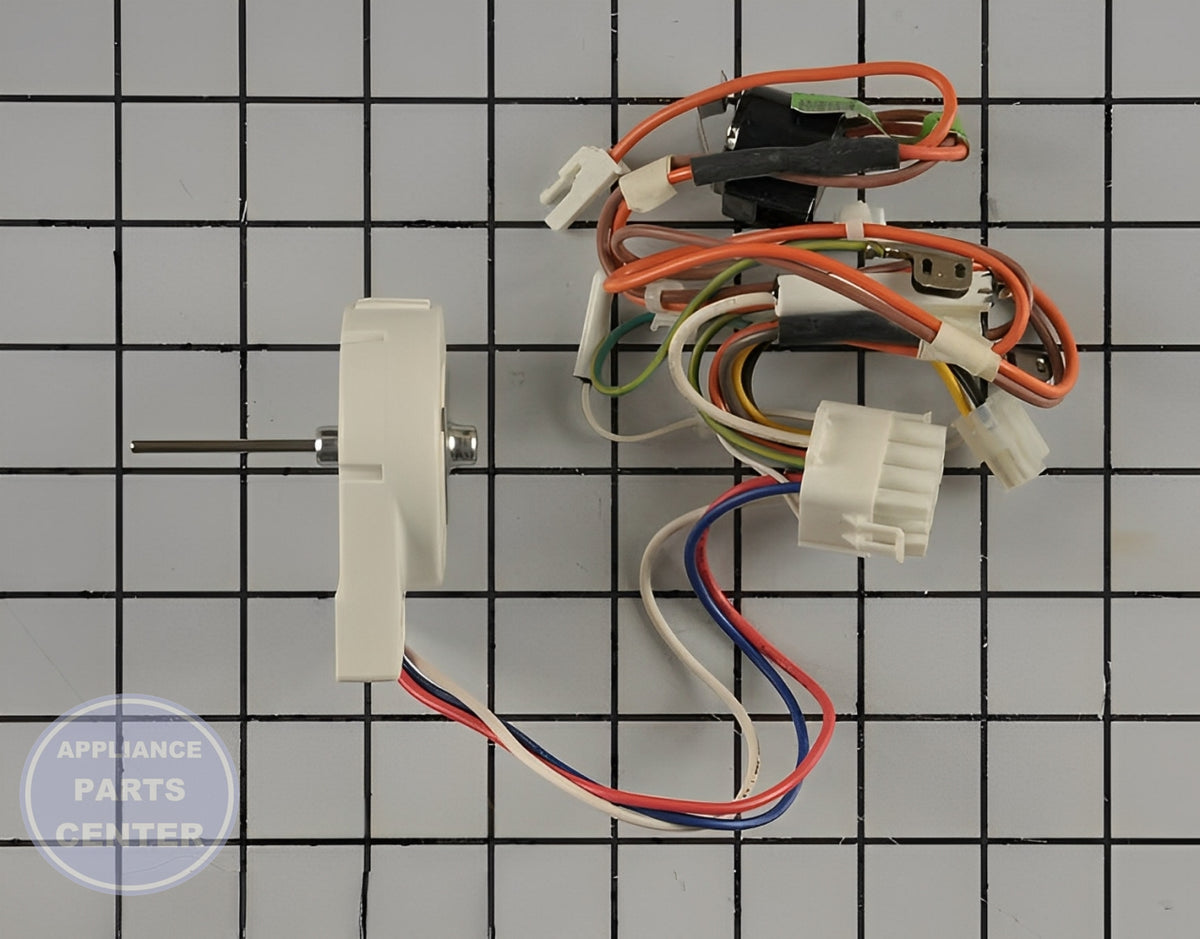 WHIRLPOOL REFRIGERATOR EVAPORATOR MOTOR W11224591 - Installation in WPL model showing key mounting points