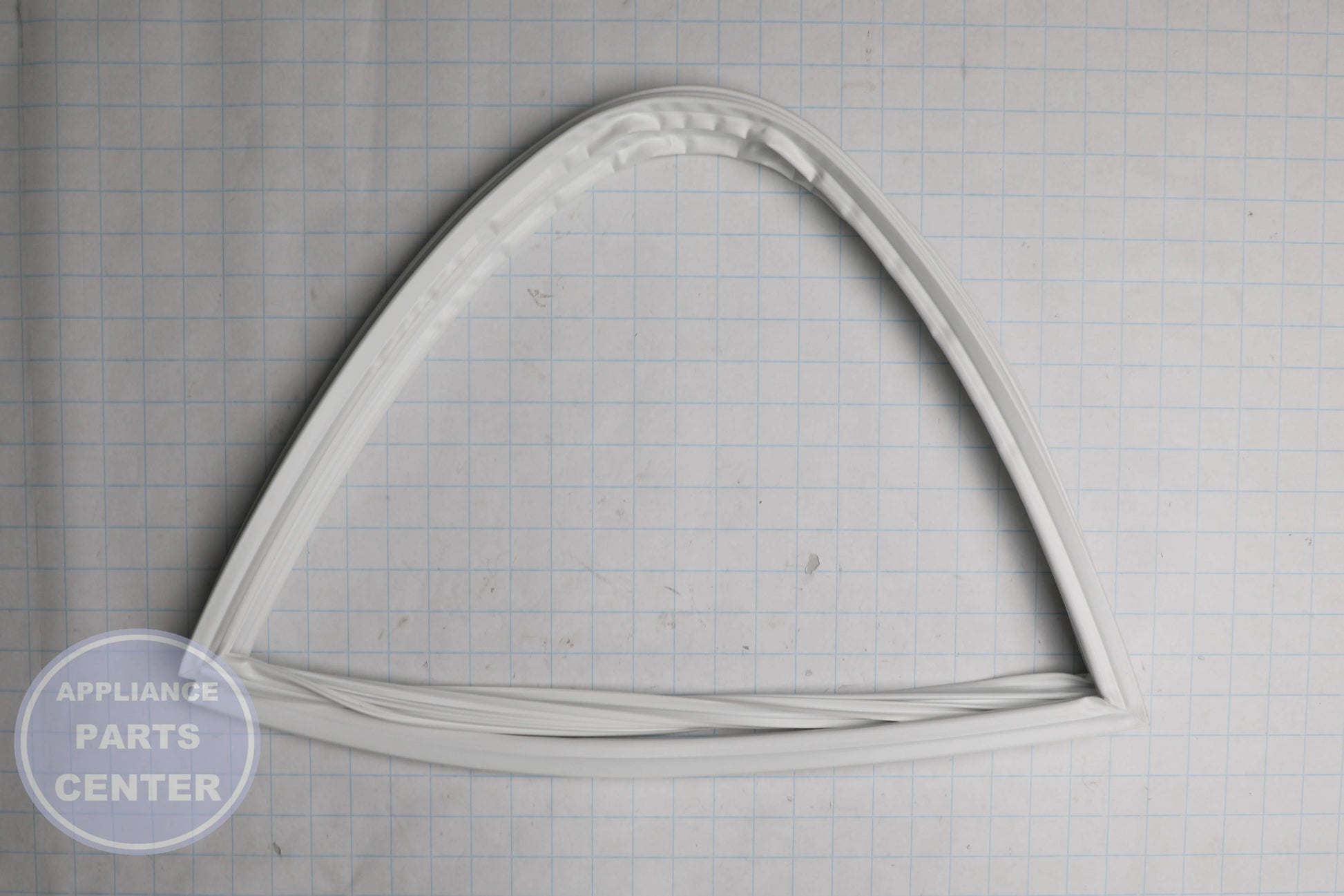 GASKET-FIP W11228130 - Side view with precise measurements for perfect fit