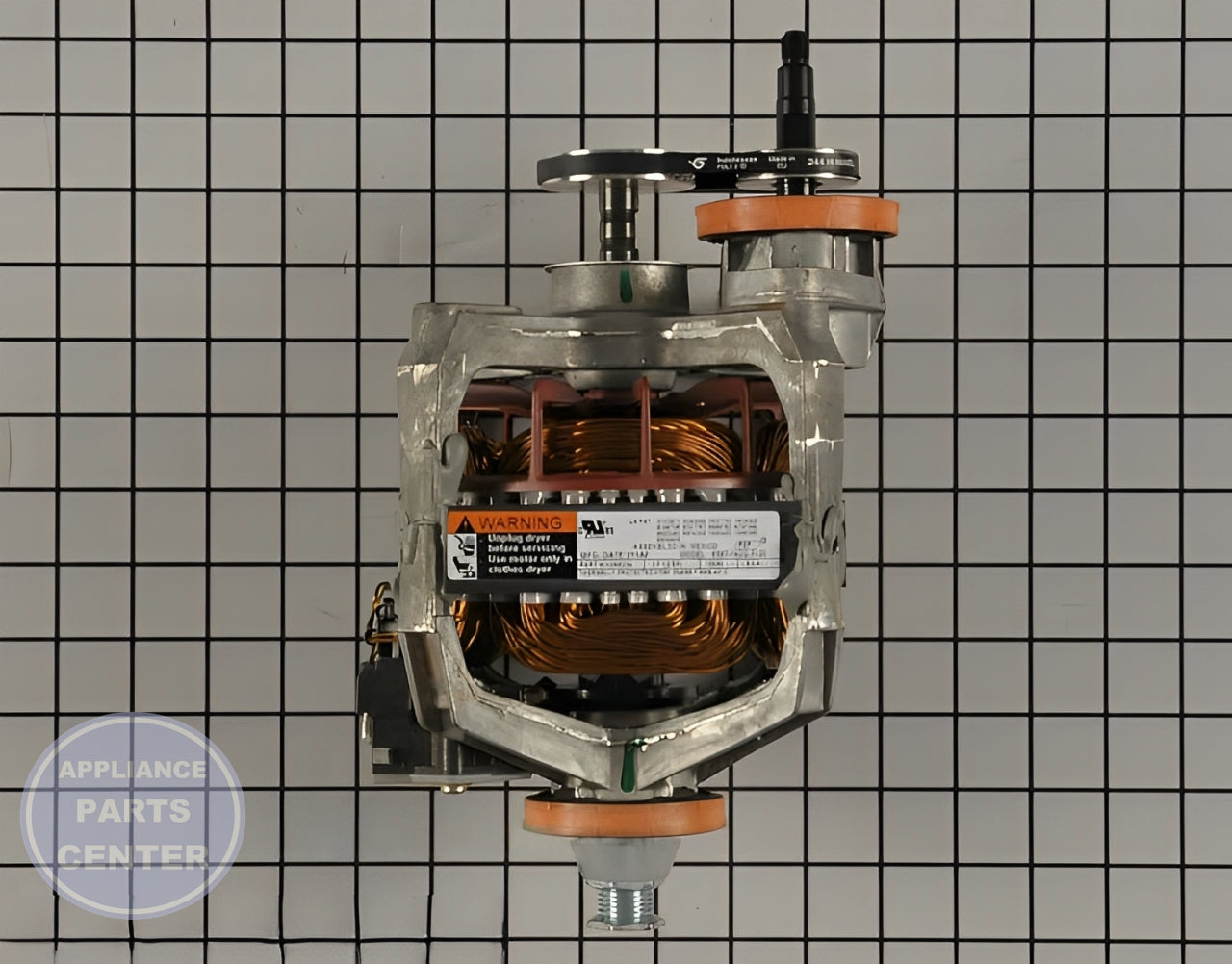 WHIRLPOOL DRIVE MOTOR W11234001 - Main view showing sturdy construction for WPL Dryer models