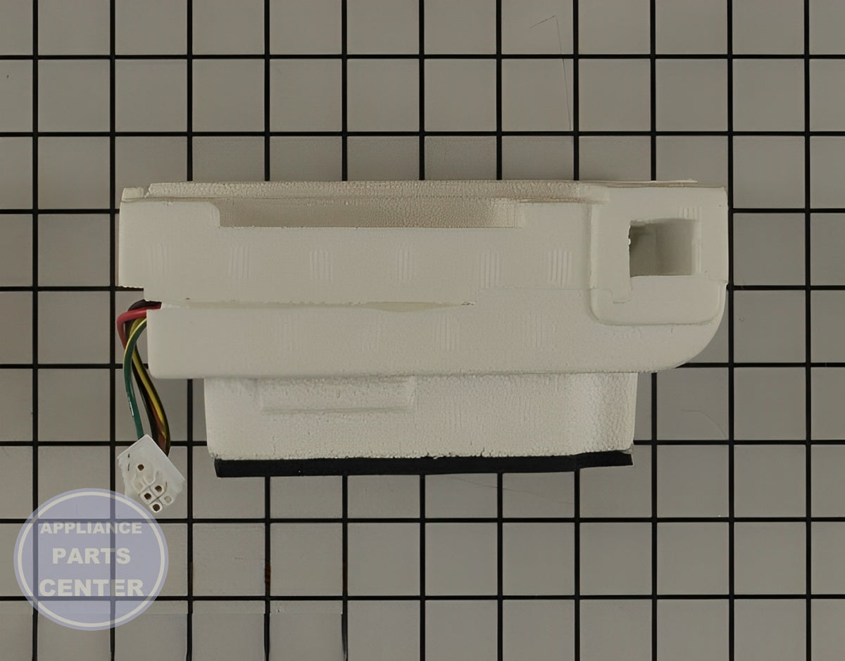 WHIRLPOOL REFRIGERATOR DIFFUSER W11236851 - Side view with thermostat specifications