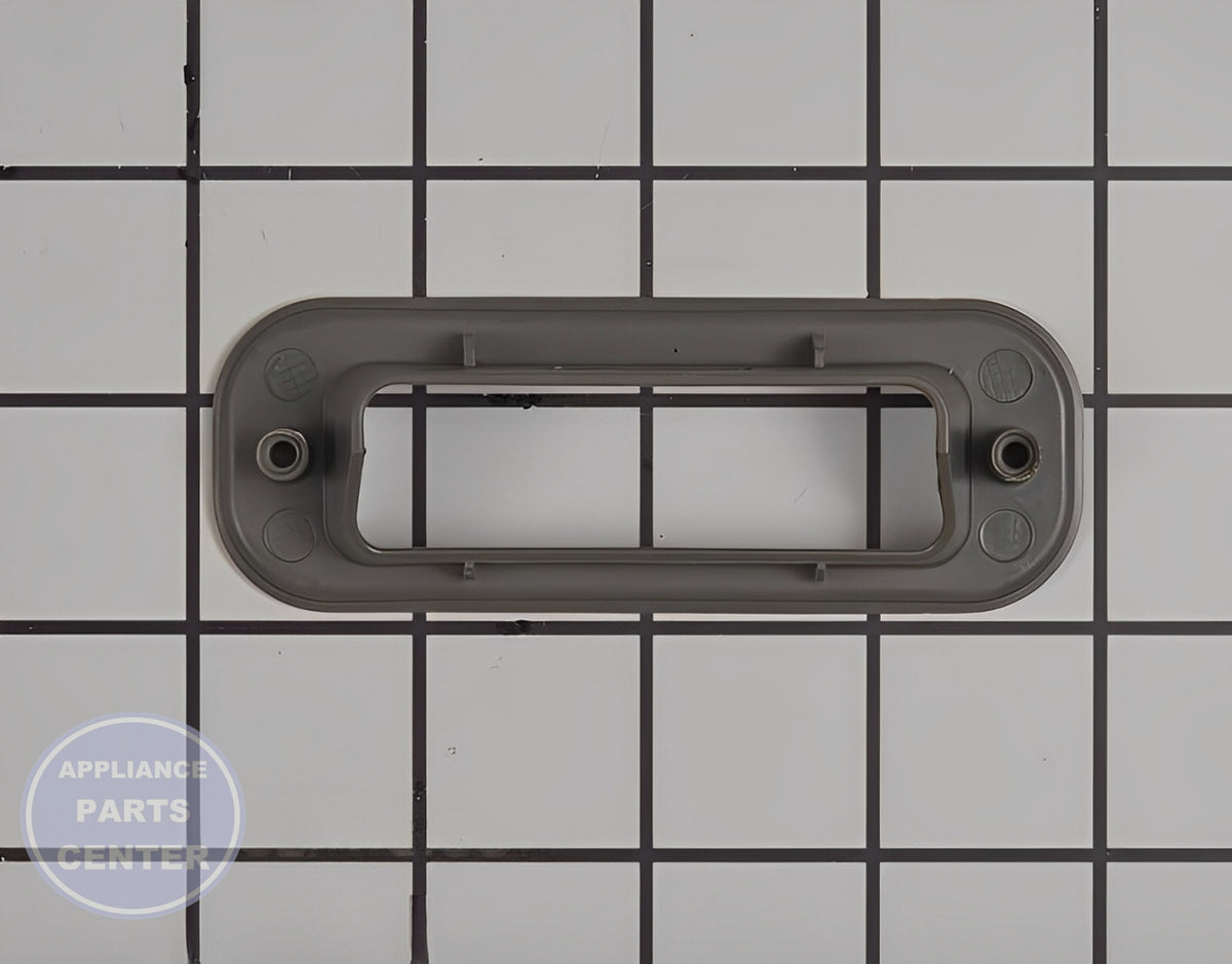 WHIRLPOOL BEZEL TRIM W11237158 - Detailed view of secure latch functionality