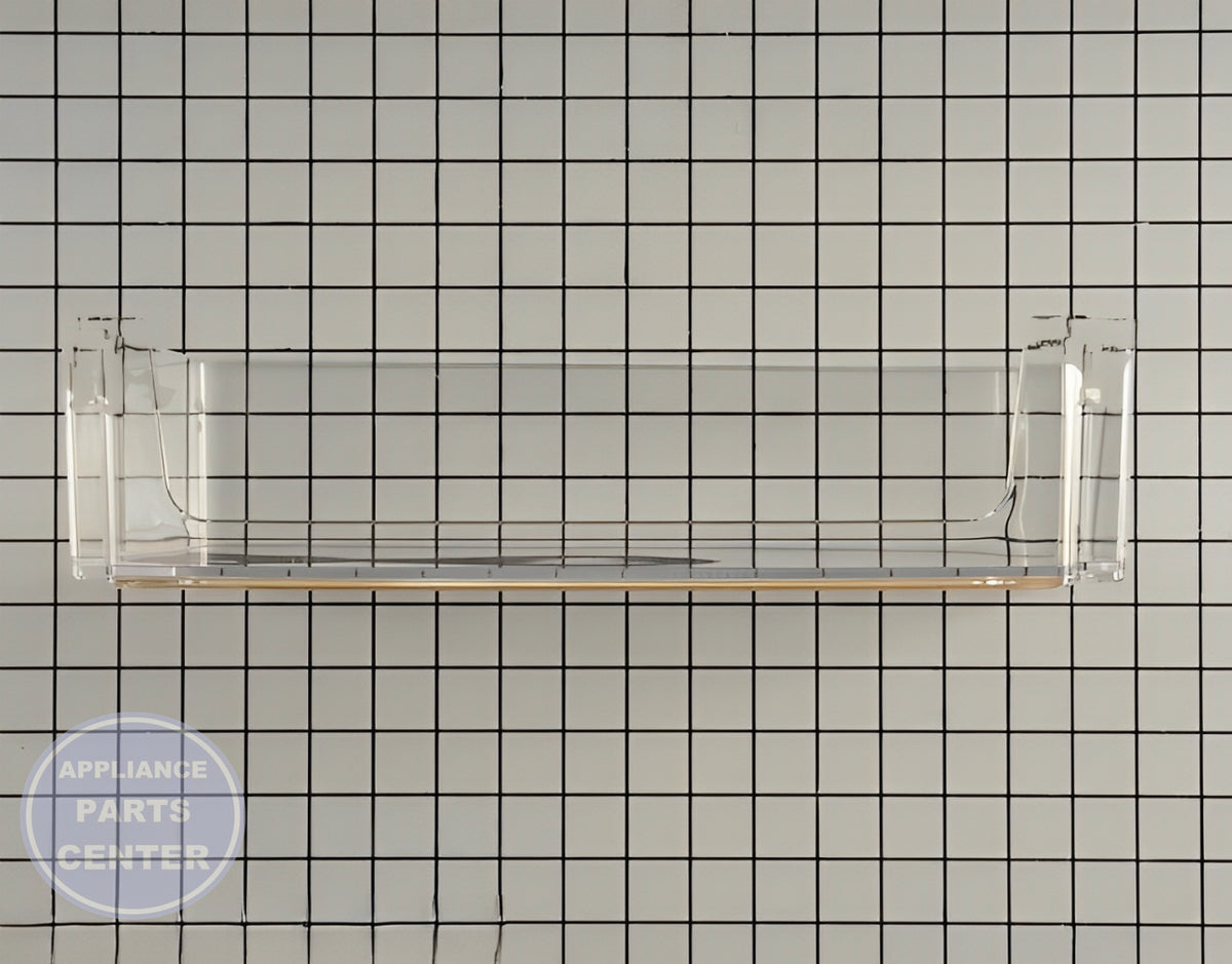 WHIRLPOOL REFRIGERATOR DOOR SHELF BIN W11239961 - Side view with 16" x 6" x 3" measurements