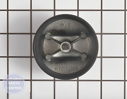 Control Knob W11244176 - Side view with exact measurements