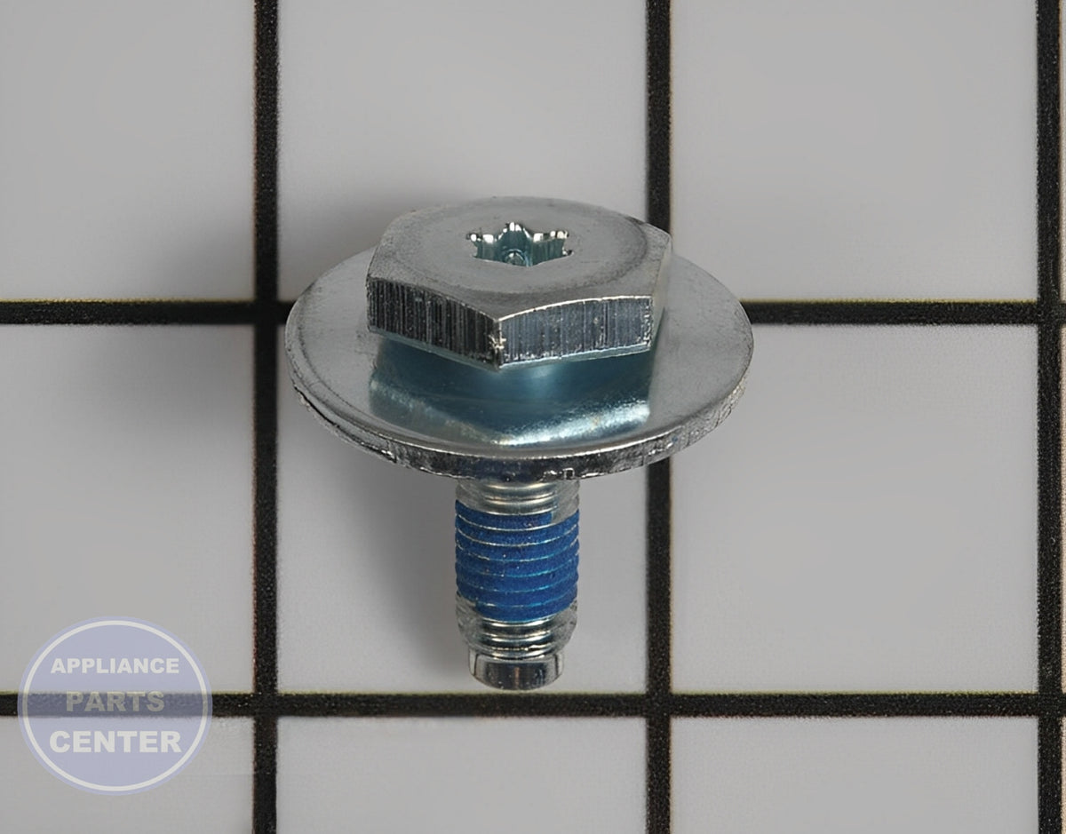 WHIRLPOOL DRYER SCREW W11253212 - Main view showing secure hold for Whirlpool dryers