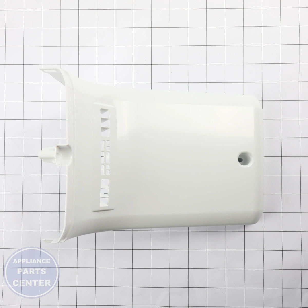 COVER W11256504 - Side view with precise measurements