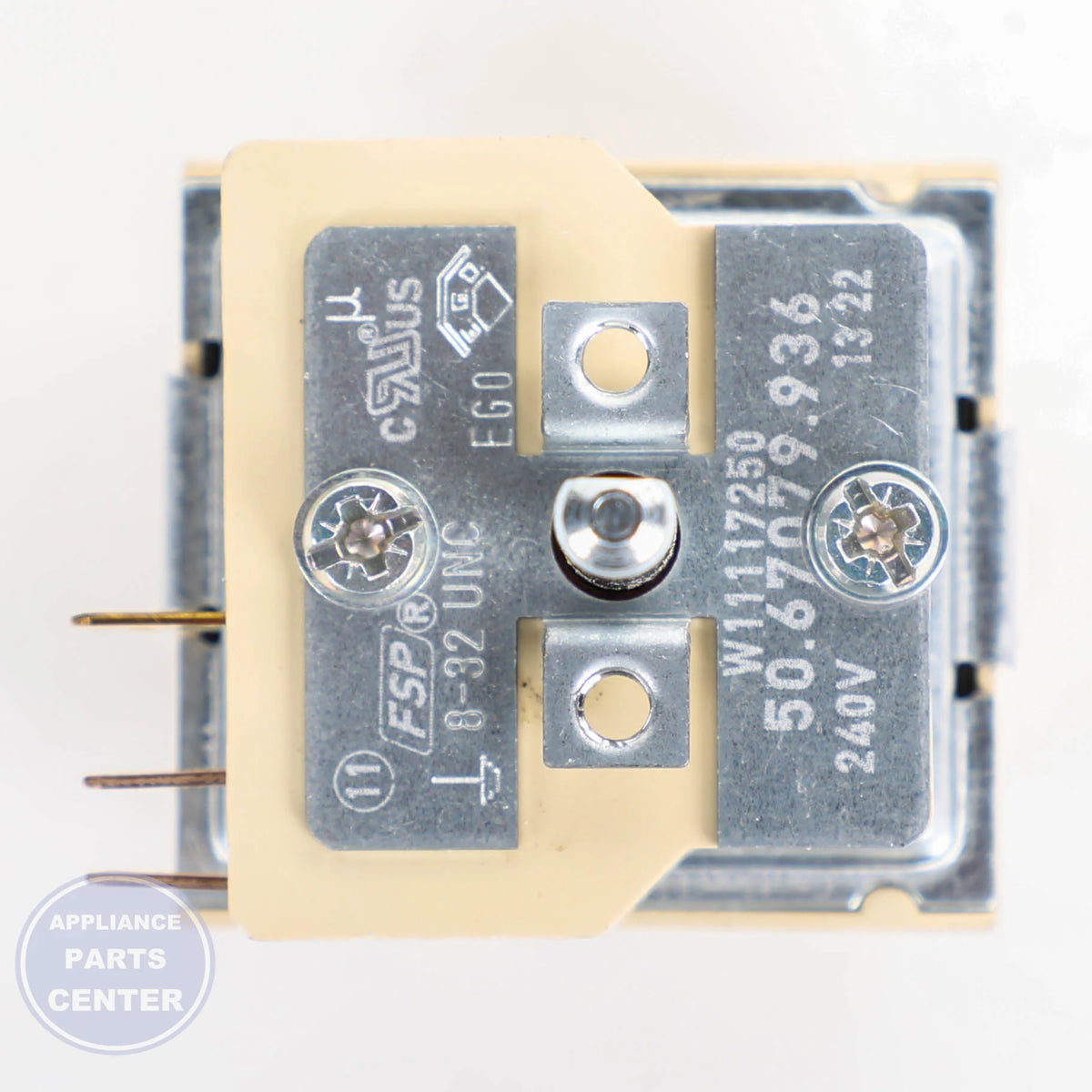 WPL SWITCH-INF W11259362 - Installation in WPL Range/Stove/Oven showing key mounting points