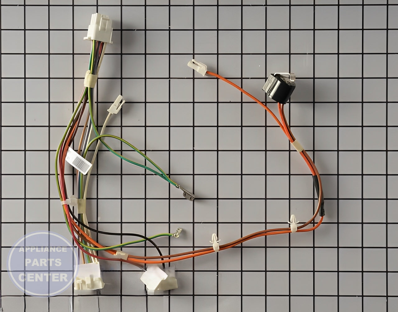 WHIRLPOOL REFRIGERATOR WIRE HARNESS W11260592 - Main view showing wire, receptacle & connector for WPL Refrigerator models