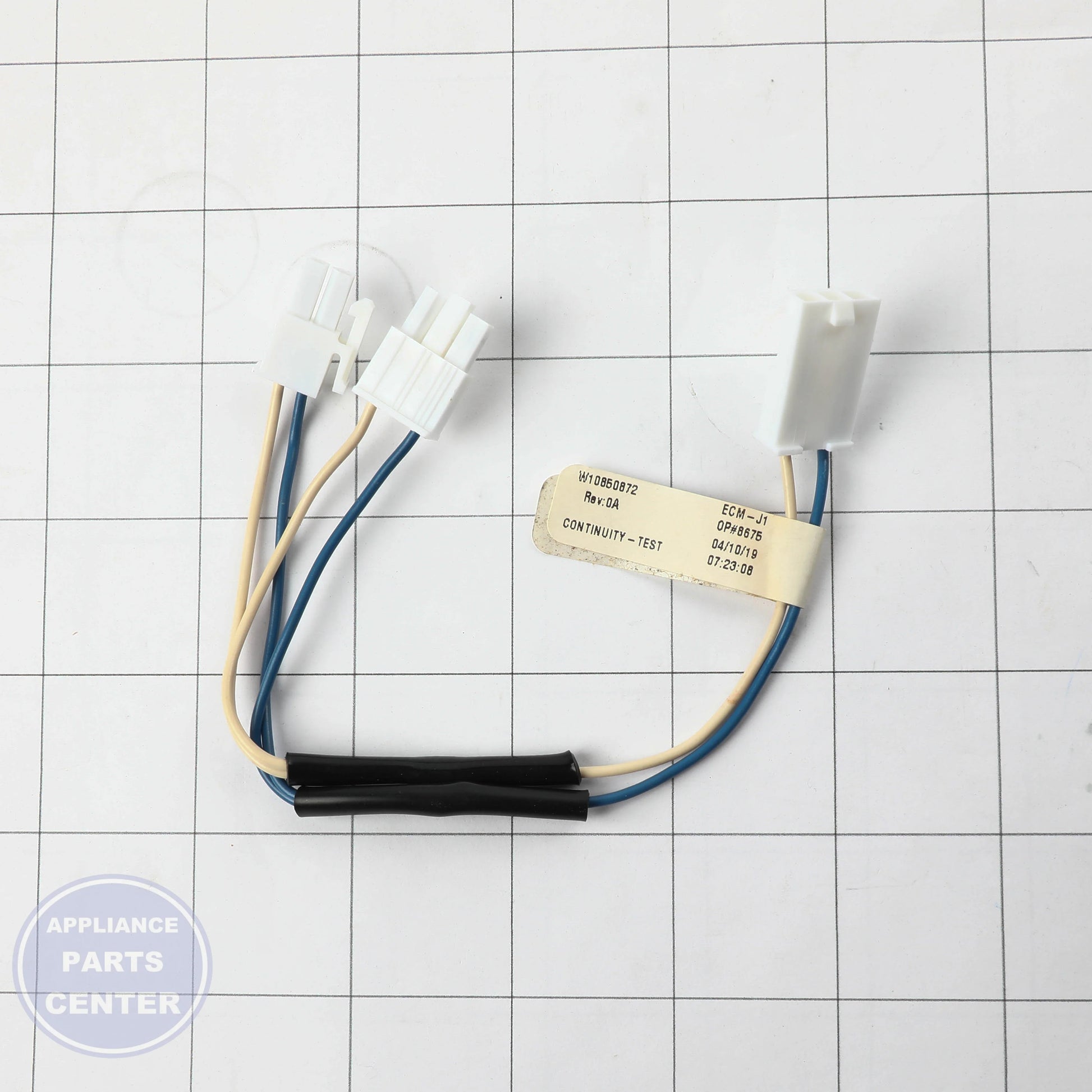 WIRE-JUMPR W11293361 - Side view with precise measurements