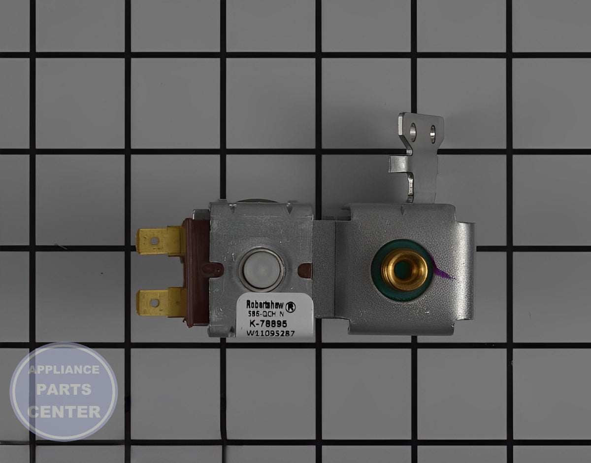 WHIRLPOOL REFRIGERATOR VALVE ASSEMBLY W11312191 - Main view showing precise water control for WHIRLPOOL WPL Refrigerators