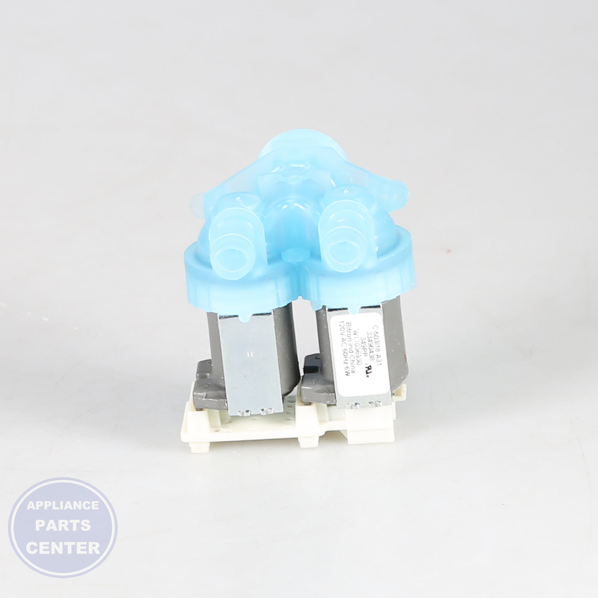 WPL VALVE W11316256 - Installation in WRS325FDAM04 showing key mounting points