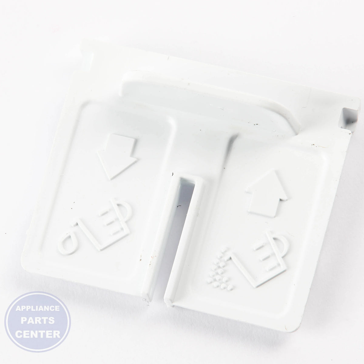 DIVIDER W11316603 - Detailed view of dispenser technical details