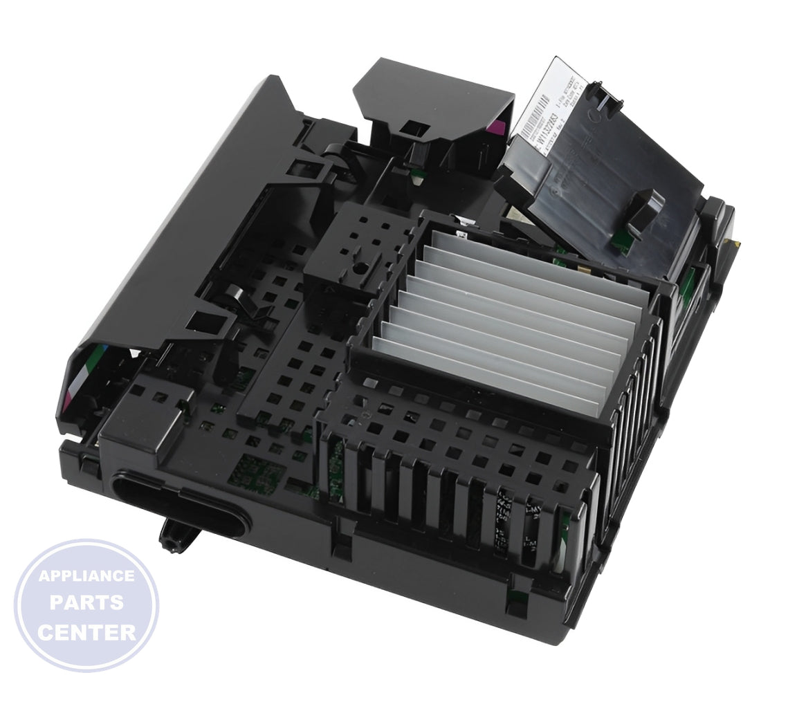 Electronic Control Board W11322883 - Side view with precise measurements