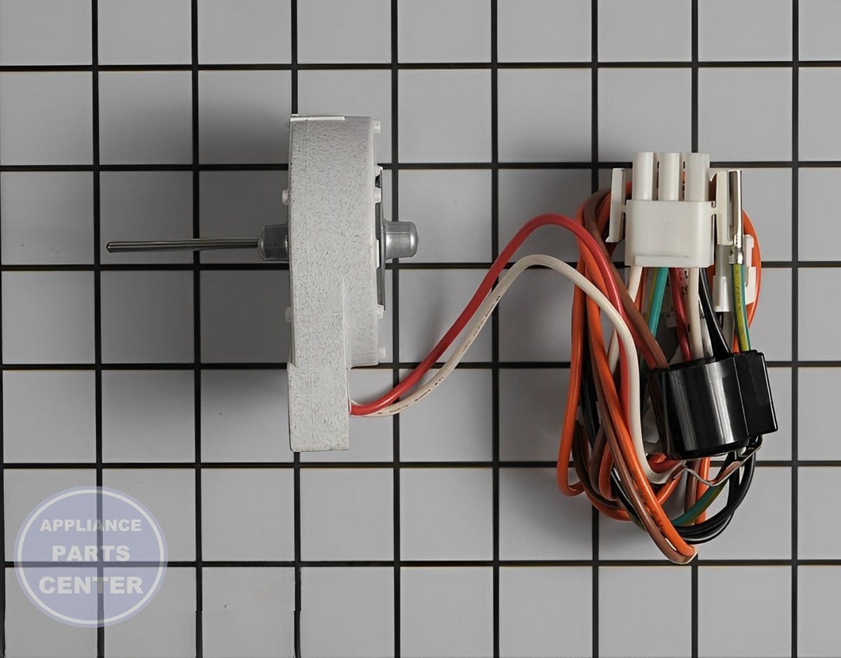 WHIRLPOOL REFRIGERATOR EVAPORATOR FAN MOTOR W11334745 - Detailed view of precise technical details