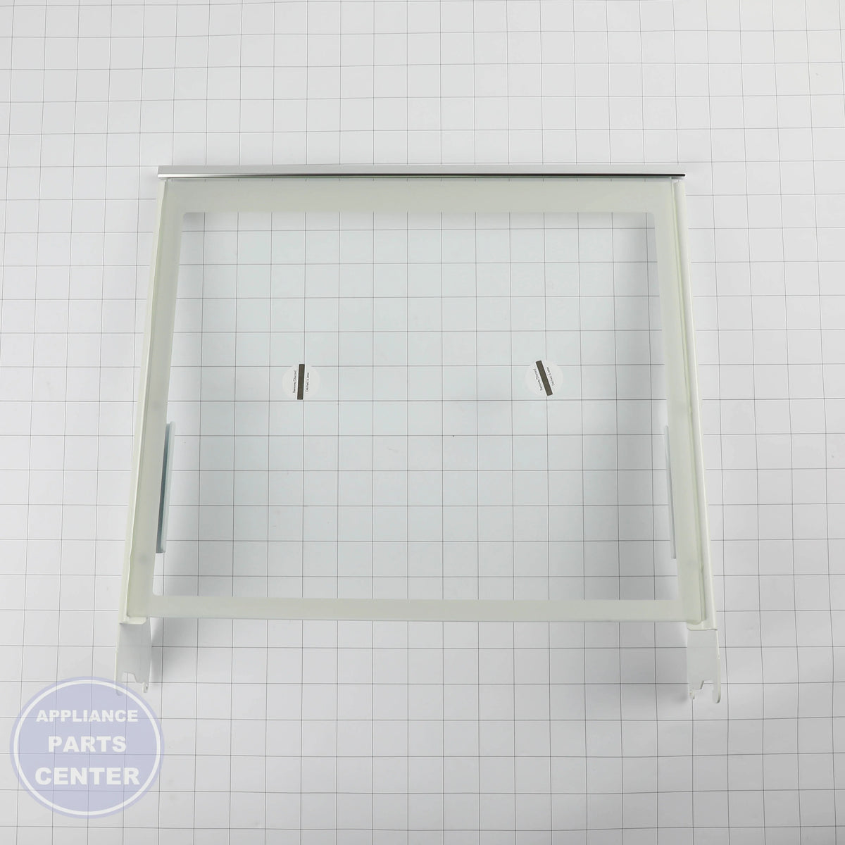 WPL SHELF-GLAS W11336587 - Installation in WPL refrigerator showing easy mounting points