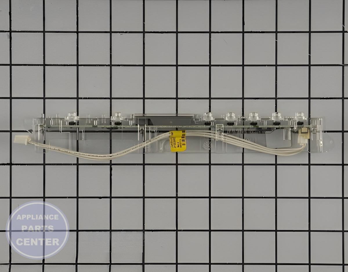 WHIRLPOOL W11368911 Control Board - Side view with precise measurements and specs