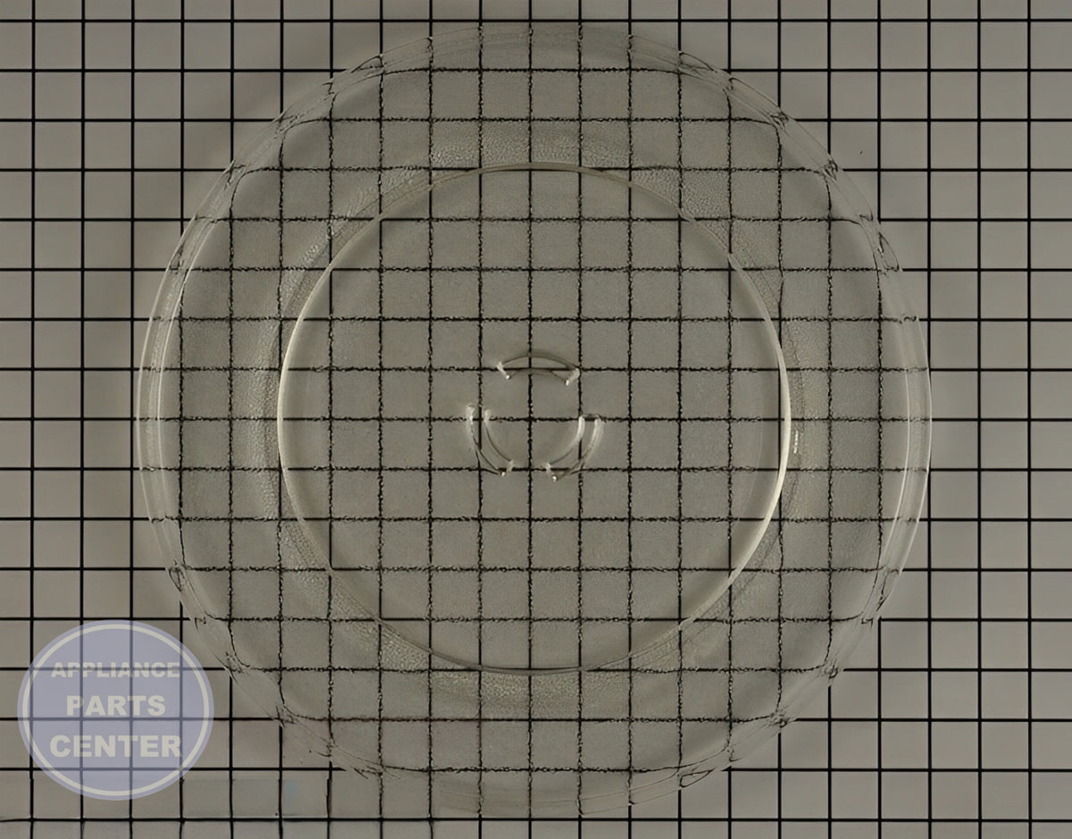 WHIRLPOOL GLASS TRAY W11373838 - Main view showing durable glass surface for Whirlpool models
