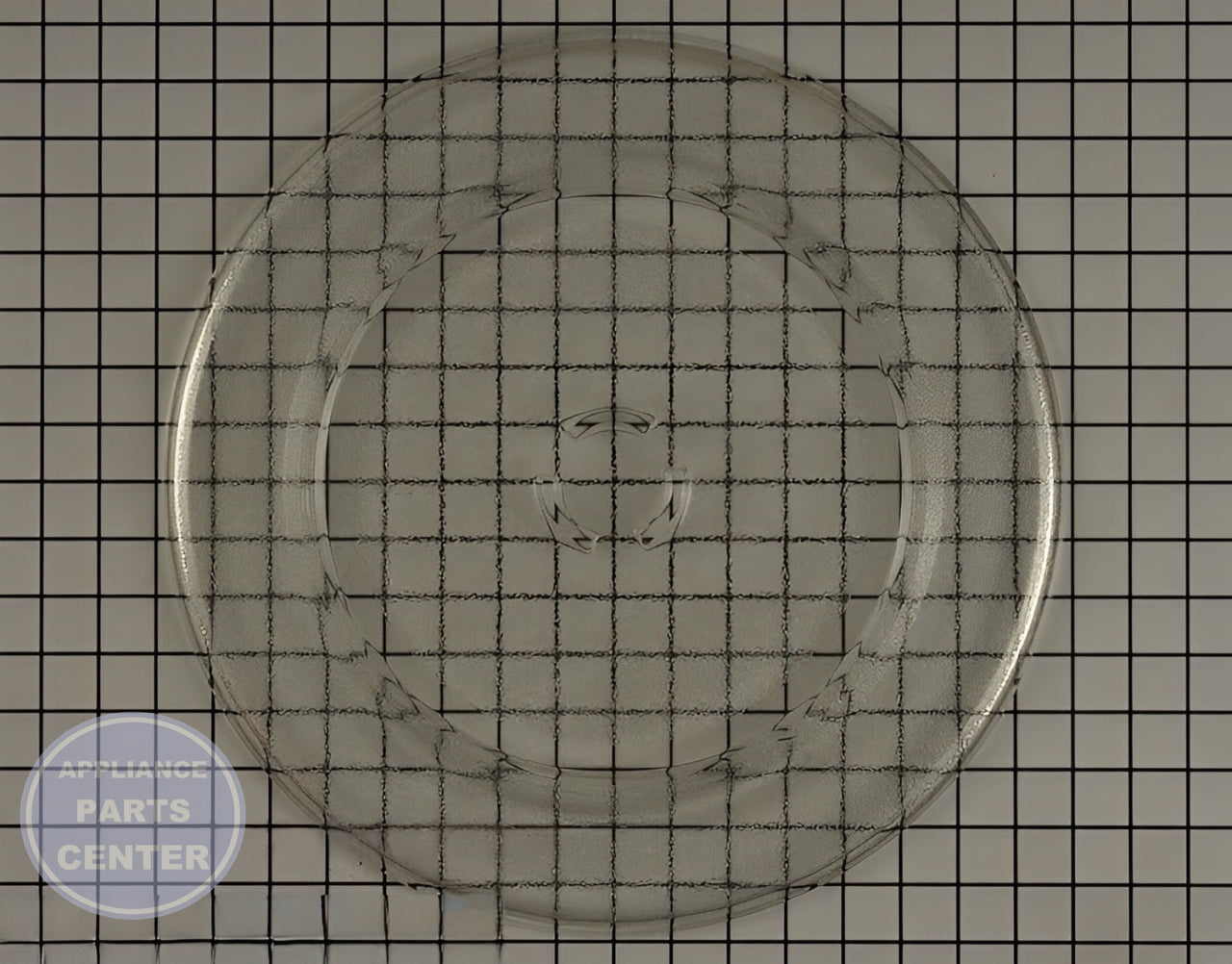WHIRLPOOL GLASS TRAY W11373838 - Detailed view of high-quality glass material