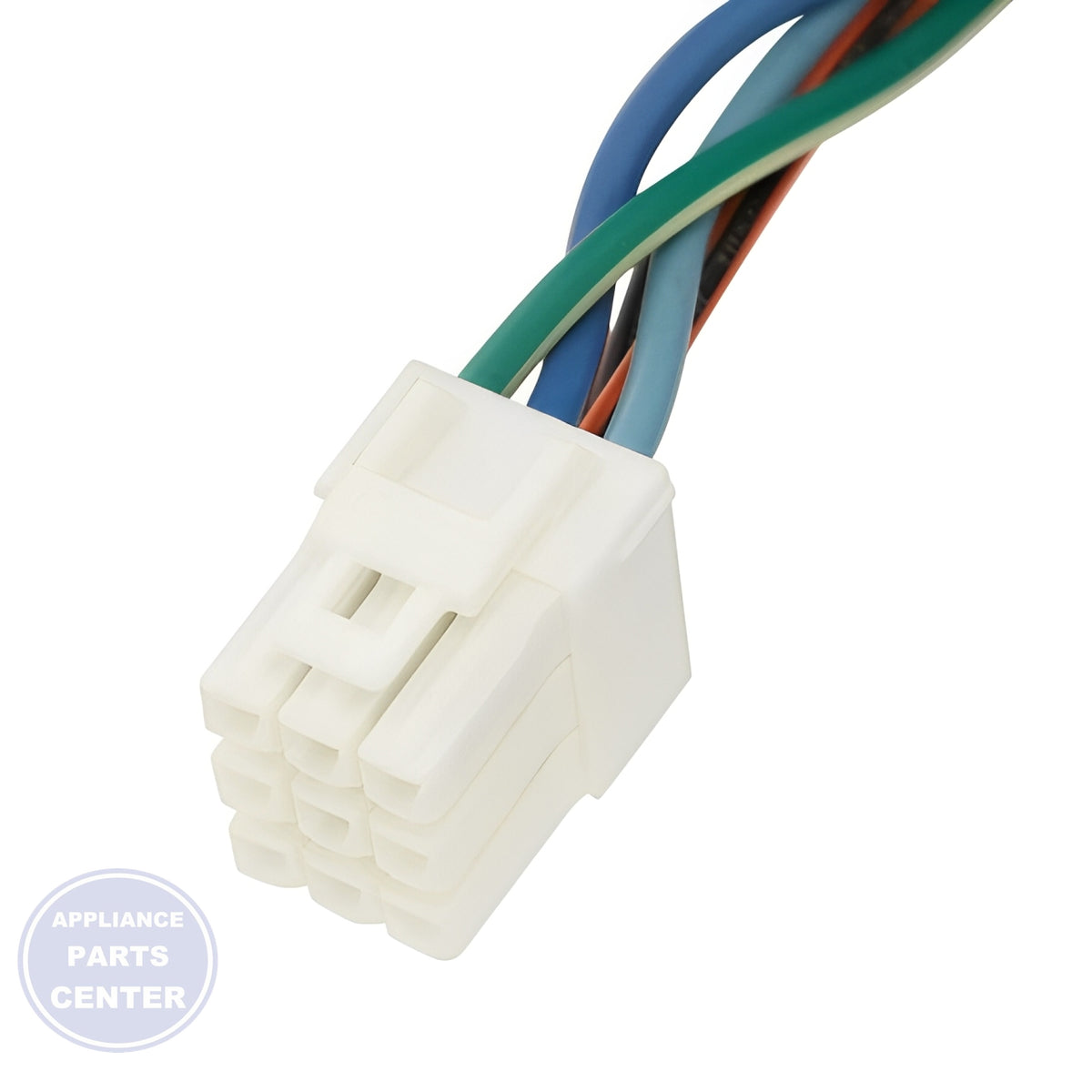 WHIRLPOOL EVAPORATOR FAN MOTOR W11395558 - Side view with easy installation specifications