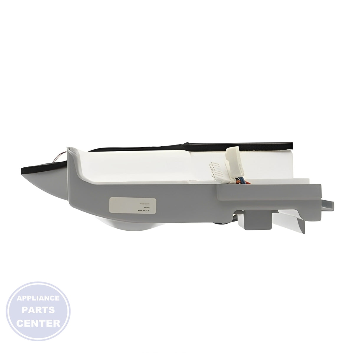 WHIRLPOOL EVAPORATOR FAN MOTOR W11395558 - Installation in Whirlpool model showing key mounting points