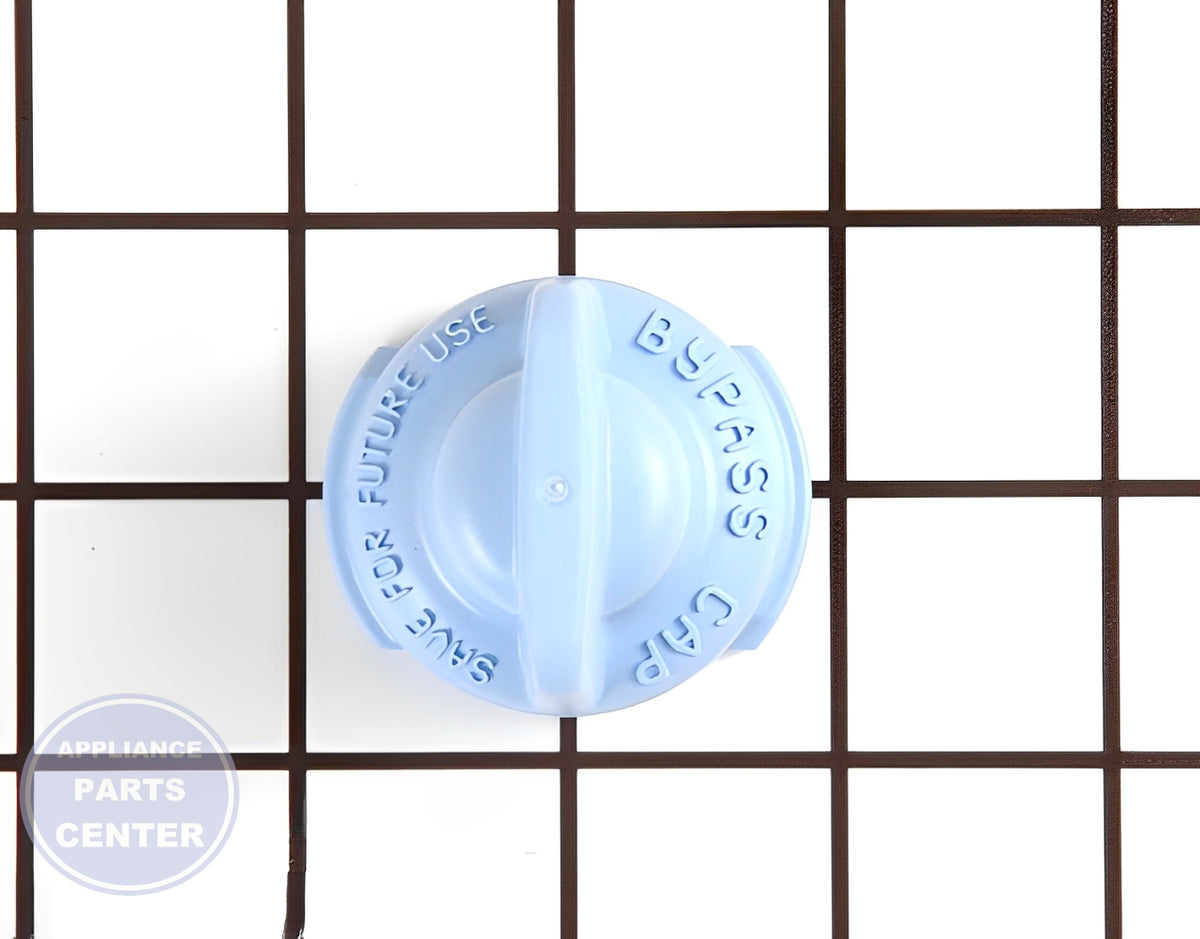 WHIRLPOOL REFRIGERATOR FILTER BYPASS CAP W11395888 - Main view showing easy installation for various models