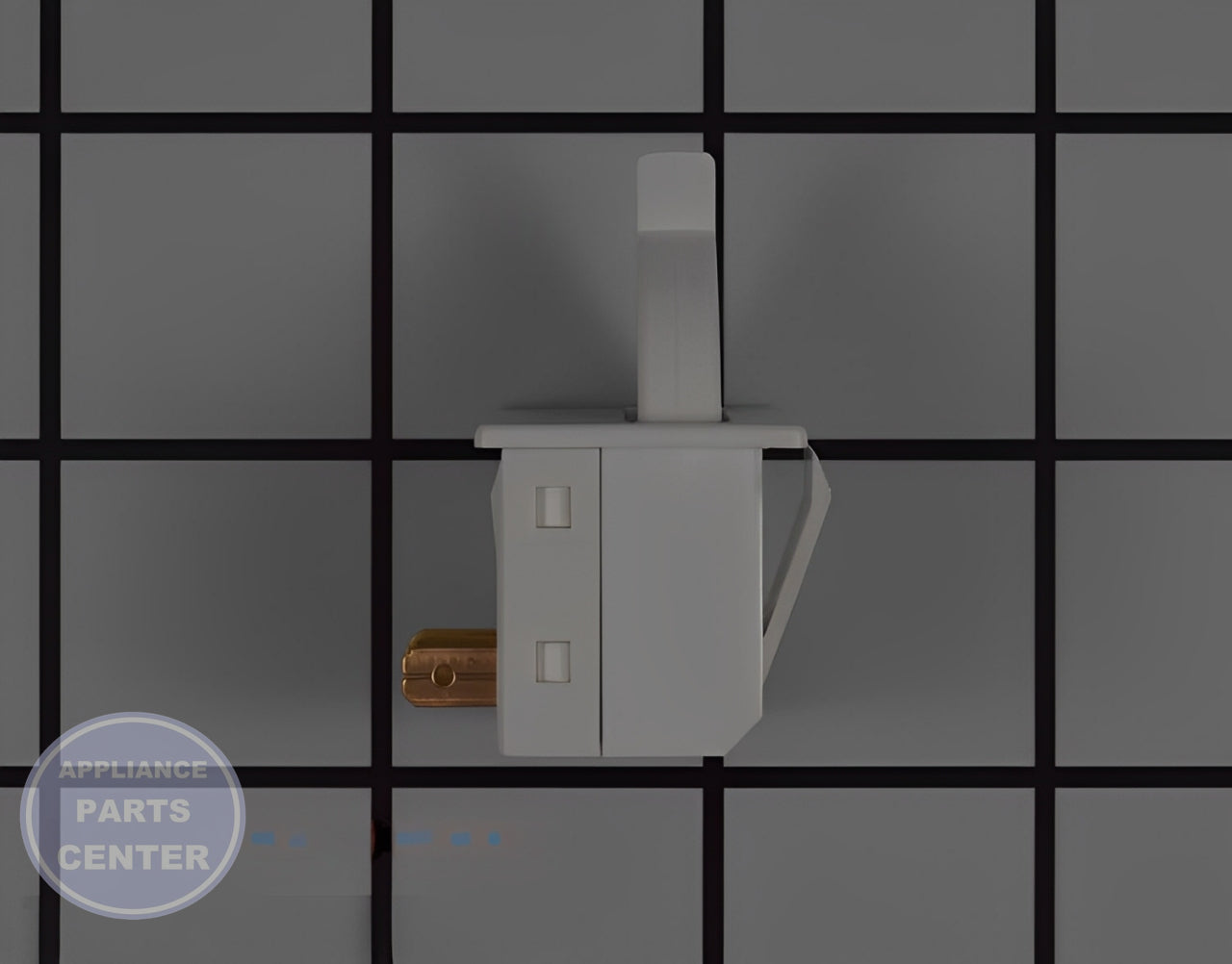 ROCKER SWITCH W11396033 - Side view with precise measurements