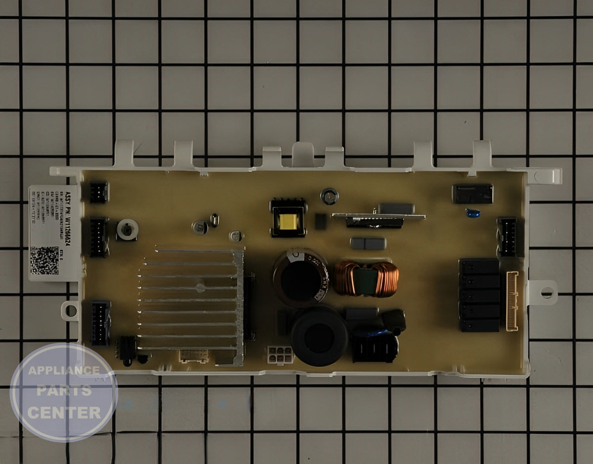 WHIRLPOOL W11401710 Electronic Control Board - Main view showing circuit board for WPL Washing Machine