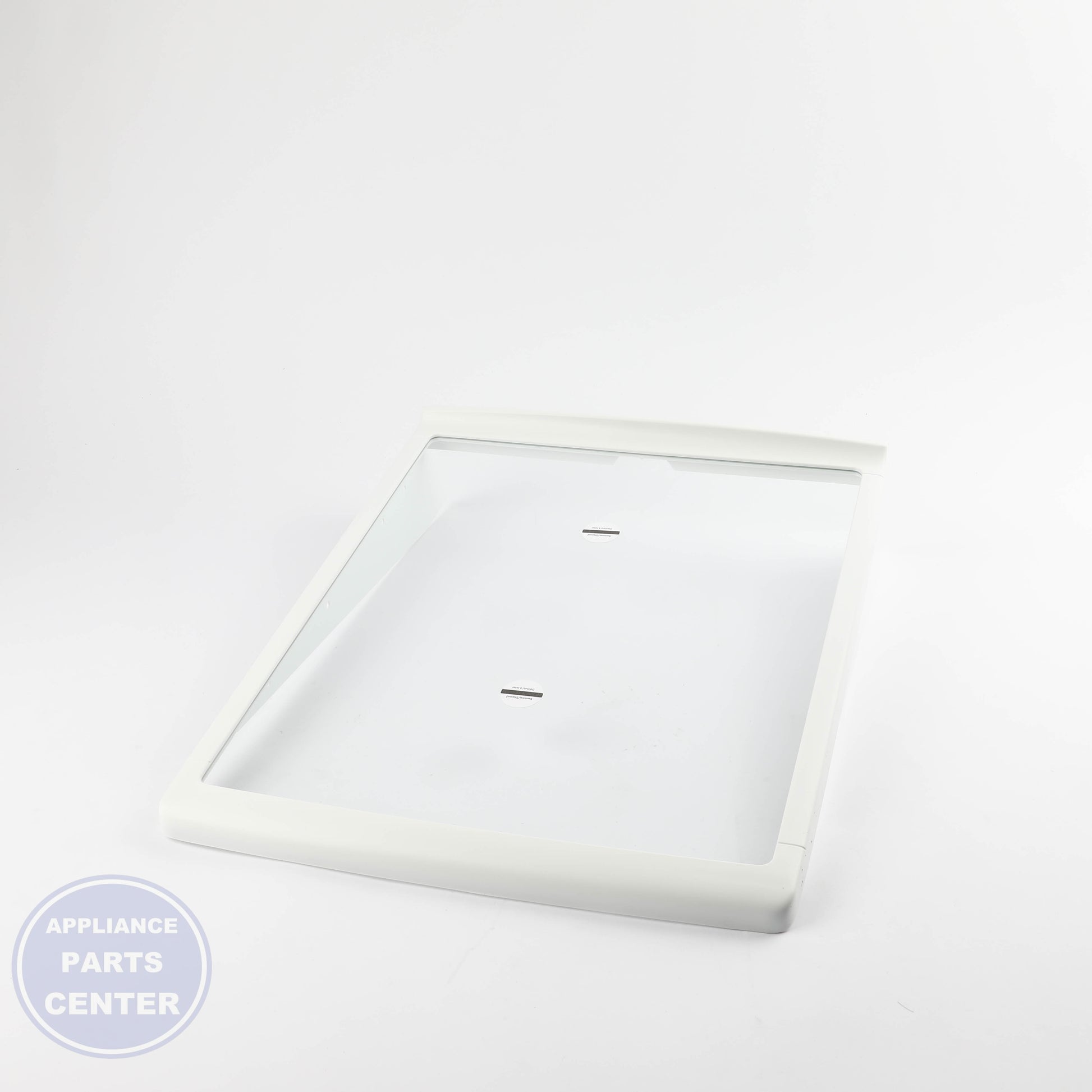 SHELF-GLAS W11402523 - Side view with 25 lbs weight capacity