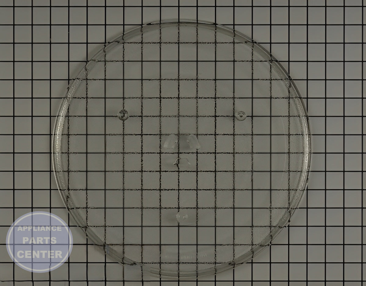 WHIRLPOOL GLASS TRAY W11402532 - Detailed view of durable glass material