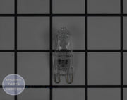 Whirlpool KitchenAid Halogen Lamp W11409090 - Main view showing bright illumination for various microwave models